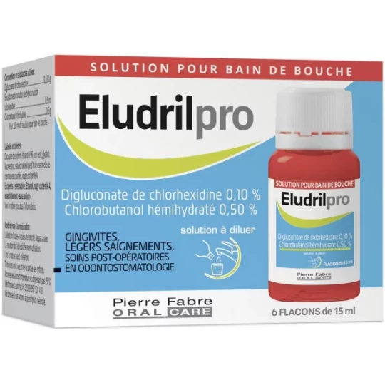 EludrilPro Bain de Bouche 6 x 15 ml - image 2