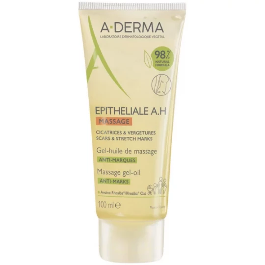 A-Derma Epitheliale AH Duo Gel-Huile Massage Anti-Marques 100 ml