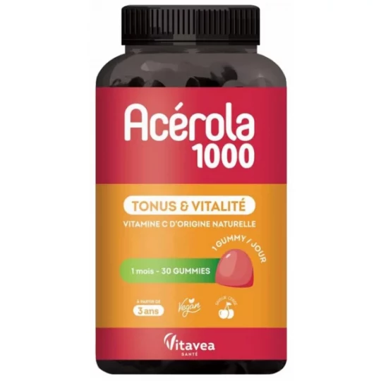 Nutrisanté Acerola 1000 mg Gummies x 30
