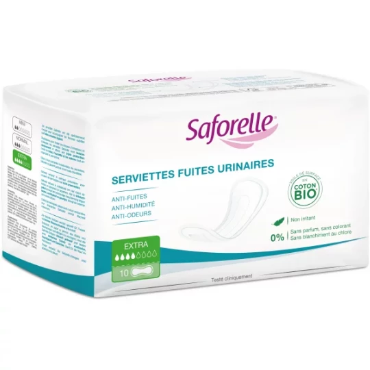 Saforelle Serviettes Fuites Urinaires x 10 - image 3