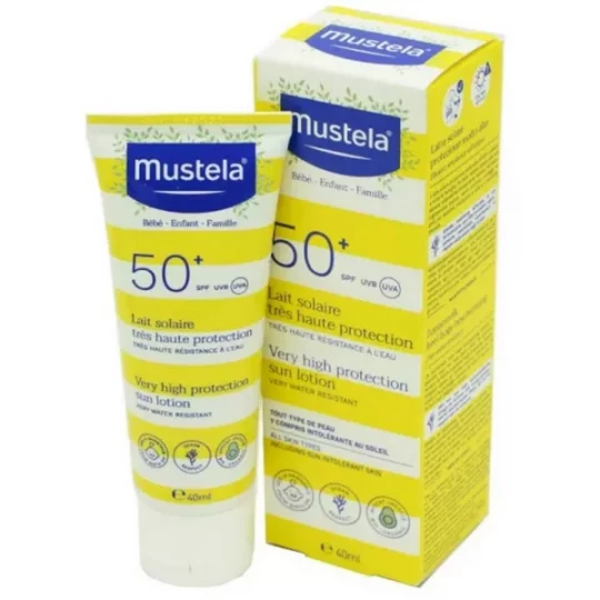 Mustela Lait Solaire Très Haute Protection SPF50+ 40 ml - image 2