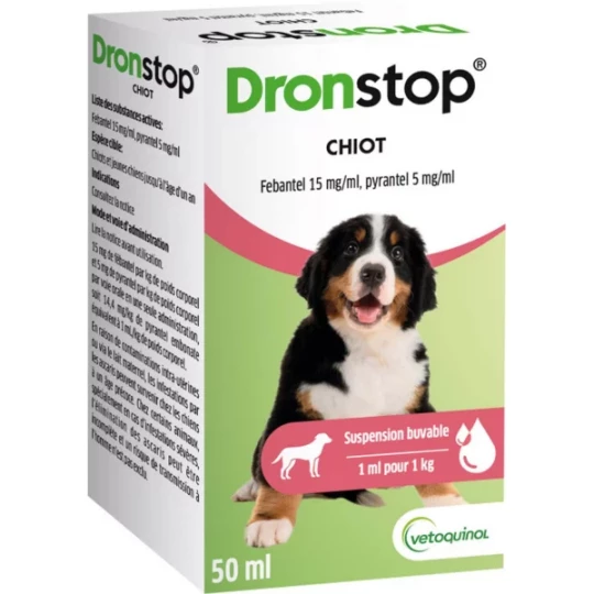 Drontal Dronstop Chiot Vermifuge Suspension Buvable 50 ml
