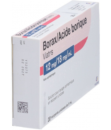Borax/Acide Borique Mylan Viatris 12mg/18mg/ml x 20 - image 2