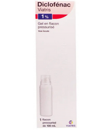 Diclofénac Mylan Viatris 1% Gel Flacon Pressurisé 100 ml