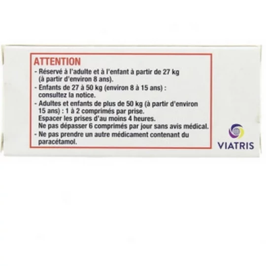 Paracétamol Mylan Viatris 500 mg Comprimés Effervescents x 16 - image 2