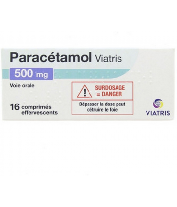 Paracétamol Mylan Viatris 500 mg Comprimés Effervescents x 16