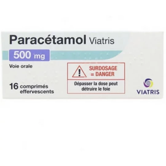 Paracétamol Mylan Viatris 500 mg Comprimés Effervescents x 16