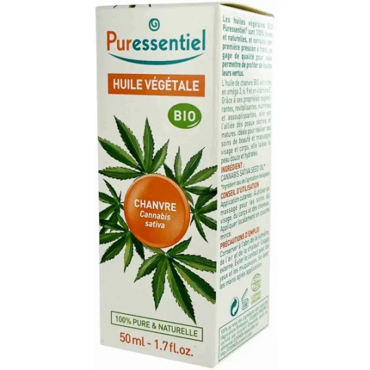 Puressentiel Huile Végétale Chanvre Bio 50 ml
