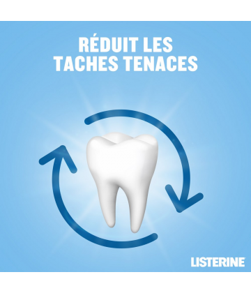 Listerine Bain de Bouche Soin Blancheur Goût Plus Léger 500 ml