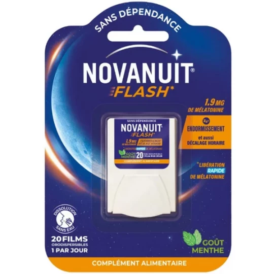 Novanuit Flash Film Orodispersible x 20