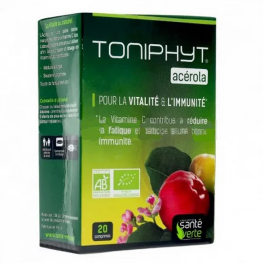 Santé Verte Toniphyt Acérola Comprimés x 20