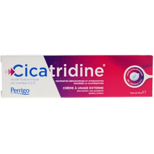 Cicatridine Acide Hyaluronique Crème Réparatrice Intime 30 g