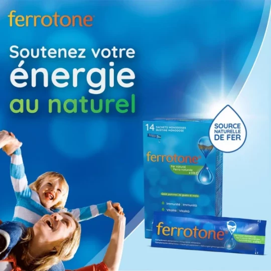 Ferrotone Vitamine C Sachet Goût Pomme - image 5