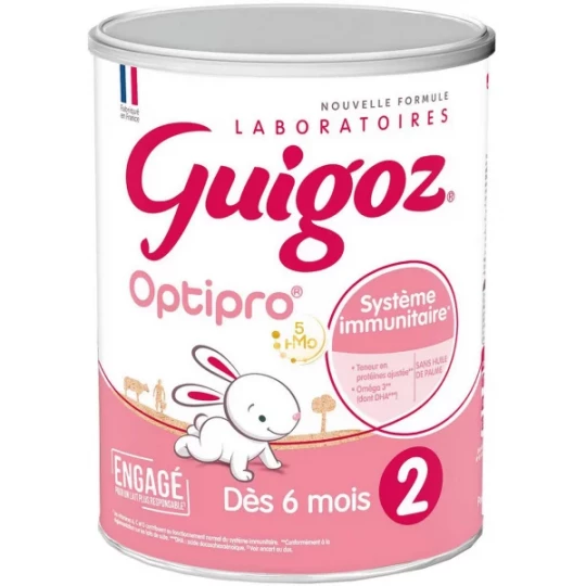 Guigoz Optipro Lait 2ème Âge 780 g