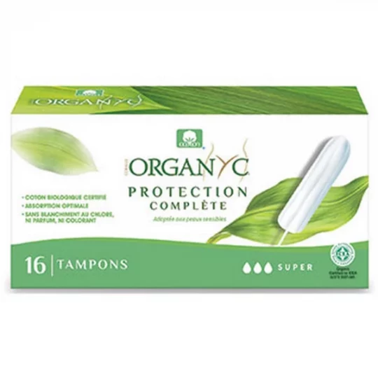 Organyc Tampons Super Sans Applicateur x 16