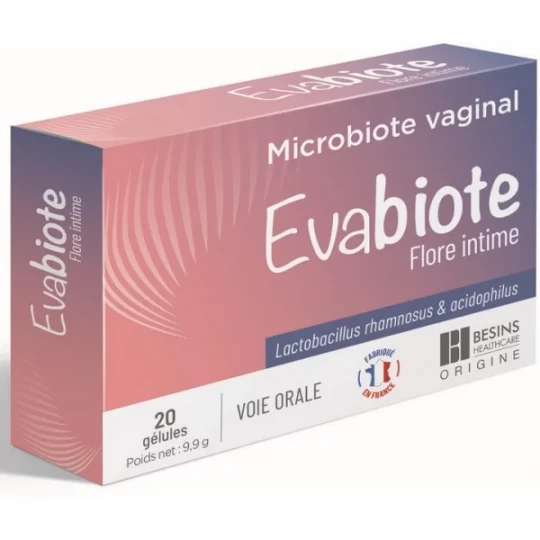 EvaBiote MicroBiote Vaginal Flore Intime Gélules x 20