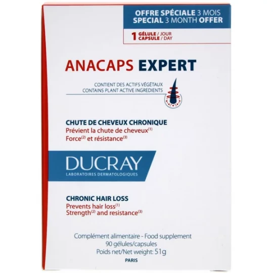 Ducray Anacaps Expert Chute de Cheveux Chronique x 90