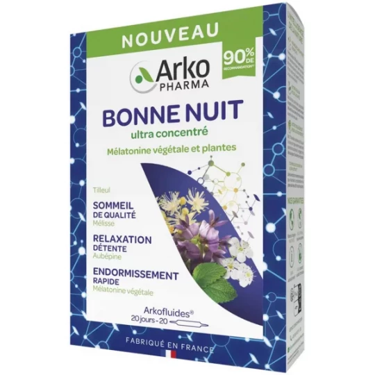 Arkopharma Arkofluides Bonne Nuit Ampoules x 20