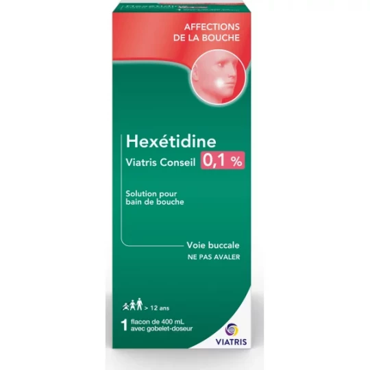 Hexétidine Mylan Viatris Conseil 0,1%