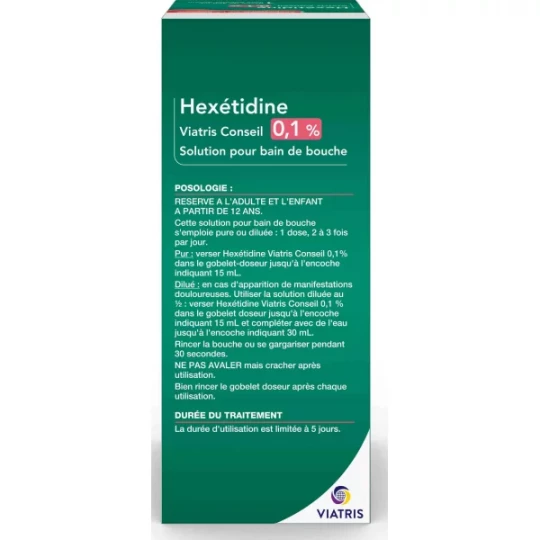 Hexétidine Mylan Viatris Conseil 0,1% - image 5