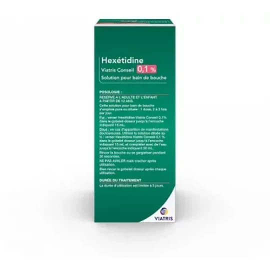Hexétidine Viatris Conseil 0,1% - image 5