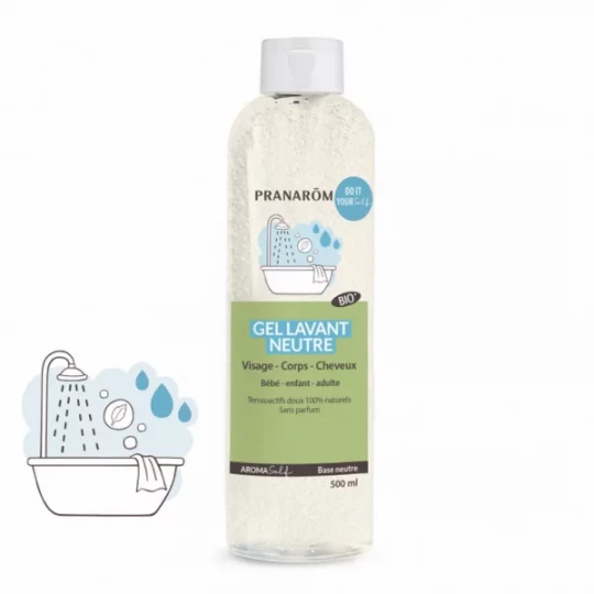Pranarôm Aromaself Gel Lavant Neutre Bio 500 ml