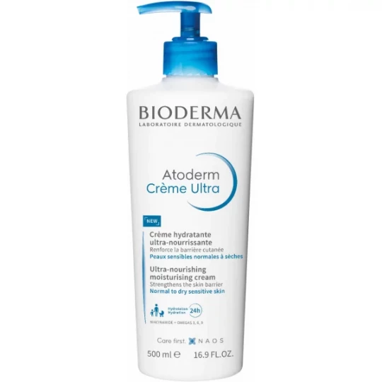Bioderma Atoderm Crème Ultra Crème Hydratante Ultra-Nourrissante