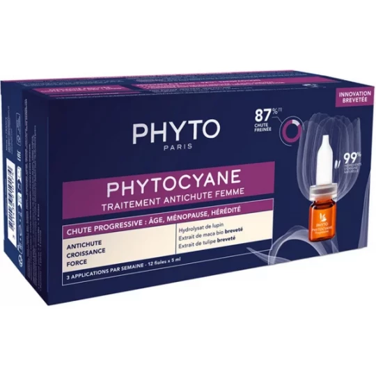 Phyto Phytocyane Antichute Progressive Femme 12 x 5 ml