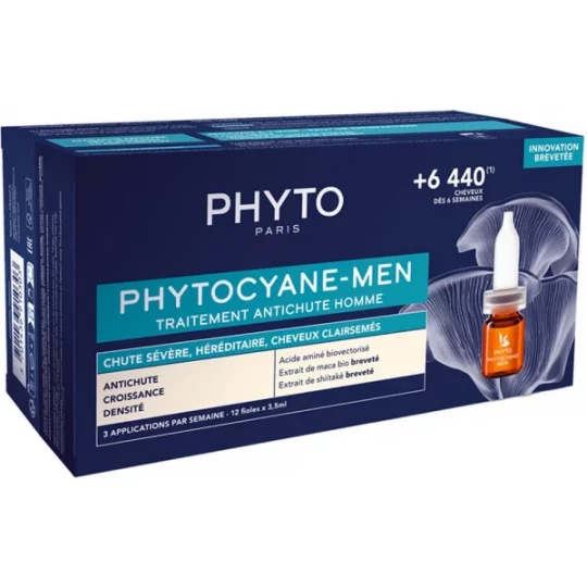 Phyto Phytocyane-Men Antichute Homme 12 x 3,5 ml