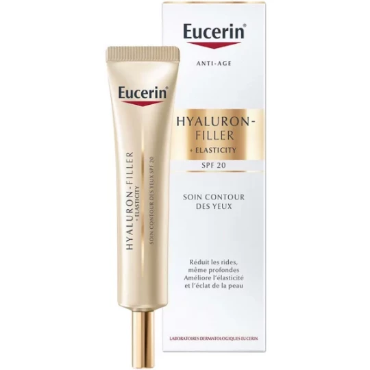 Eucerin Hyaluron-Filler Elasticity Soin Contour des Yeux SPF15 15 ml