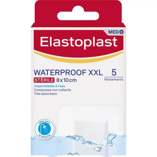 Elastoplast Pansements Waterproof XXL Stérile x 5