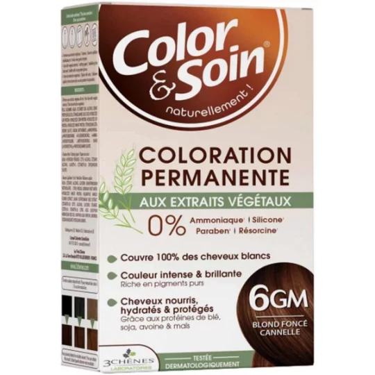 Color & Soin 6GM - Blond Foncé Cannelle 135 ml