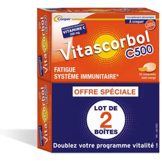 Vitascorbol C500 Comprimés 2 x 24