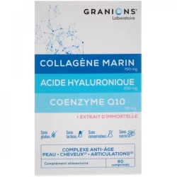 Granions Collagène Marin Acide Hyaluronique Coenzyme Q10 Comprimés x 60