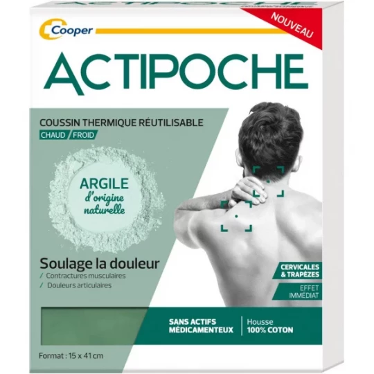 Actipoche Coussin Thermique Cervicales et Trapèzes