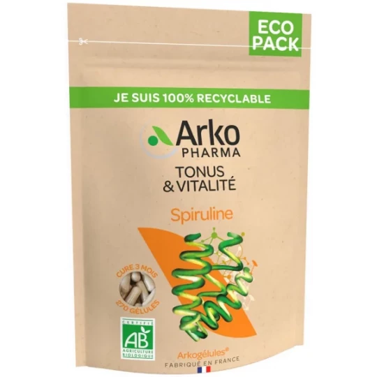 Arkopharma Spiruline Tonus & Vitalité Gélules x 270