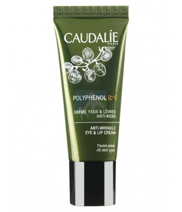 Caudalie Polyphenols Crème Yeux & Lèvres Anti-Rides C15 15 ml