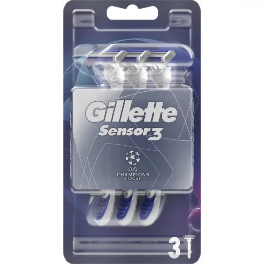 Gilette Sensor 3 Comfort Rasoirs Jetables x 3