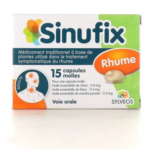 Sinufix Rhume Capsules Molles x 15