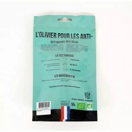 Rest In Tizz Après-Repas Infusion Bio CBD Sachet 50 g - image 2