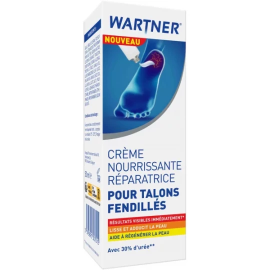 Wartner Crème Nourrissante Réparatrice Talons Fendillés 50 ml