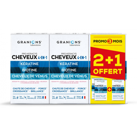 Granions Pro Keracys Cheveux 4en1 Comprimés - image 3