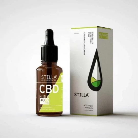Stilla Huile CBD Collection Chanvre Bio Flacon 10 ml