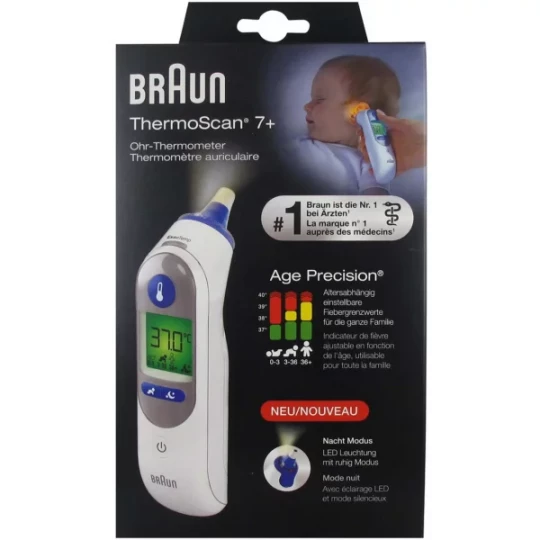 Braun ThermoScan 7+ Auriculaire IRT6525