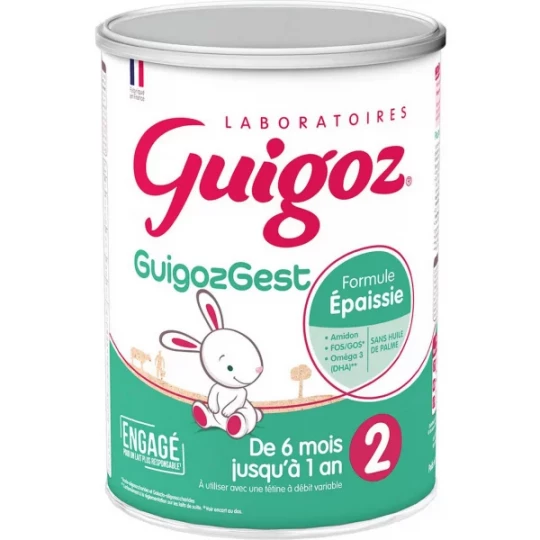 GuigozGest Formule Epaissie Lait 2ème Age 780 g