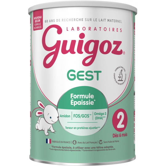GuigozGest Formule Epaissie Lait 2ème Age 780 g