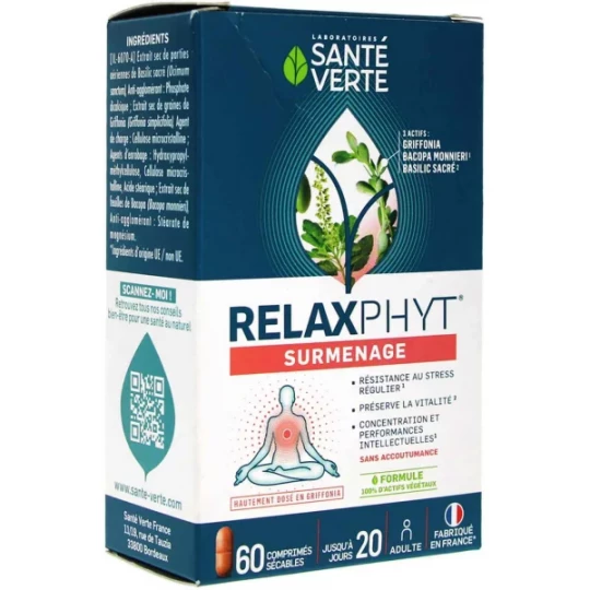 Santé verte Relaxphyt Surmenage Comprimés x 60