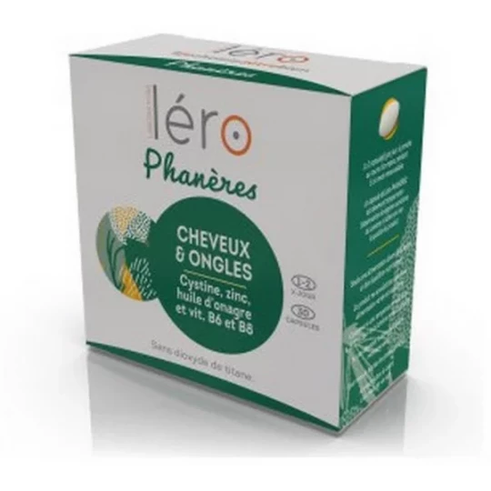 Léro Phanarès Cheveux et Ongles Capsules x 30