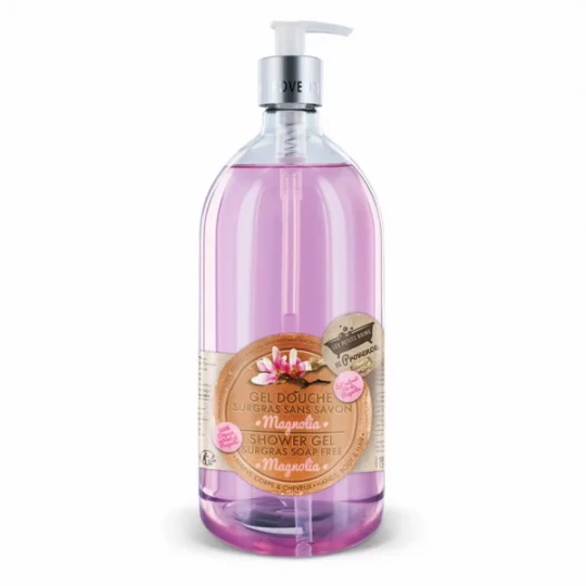 Les Petits Bains de Provence Gel Douche Surgras Sans Savon Magnolia 1 L