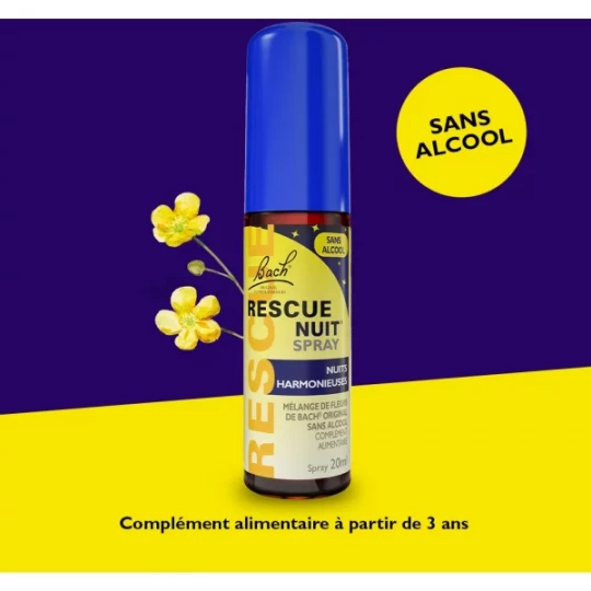 Rescue Nuit Spray Sans Alcool 20 ml - image 3